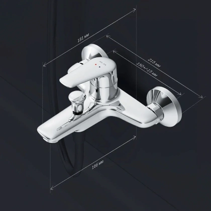 Смеситель для ванны/душа F85E10000 Joy Смеситель для ванны/душа F85E10000 Joy