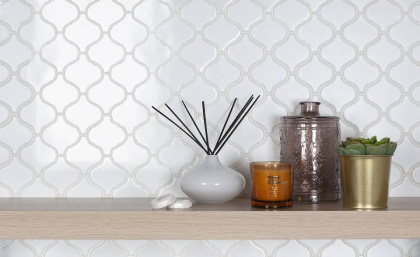 Керамическая мозаика, Latern White Glossy, Shapes