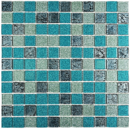Мозаика стеклянная Breeze (чип 4*25*25) 300*300(22шт.-1.98м2), м2 Мозаика стеклянная Breeze (чип 4*25*25) 300*300(22шт.-1.98м2), м2