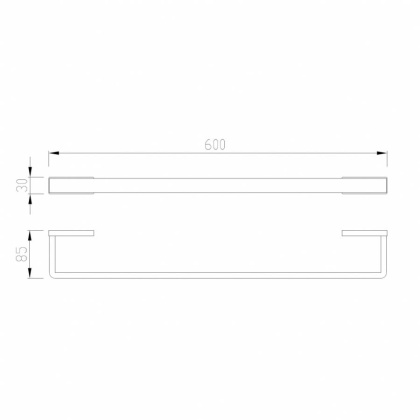 Полотенцедержатель ABBER Westen AA1754G золото матовое