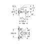 Смеситель для ванны Grohe BauLoop 23341000 хром Смеситель для ванны Grohe BauLoop 23341000 хром