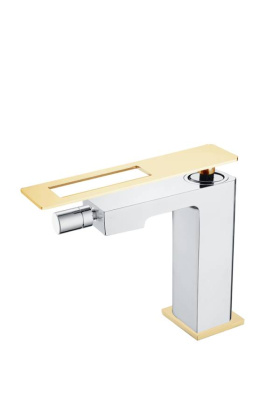 Смеситель Q для биде CHROME GOLD_Комплект