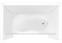 Карниз для ванны Aquanet прямой 150 Карниз для ванны Aquanet прямой 150