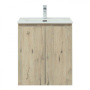 Тумба под раковину Aquanet Алвита New 60 2 дверцы, дуб веллингтон белый