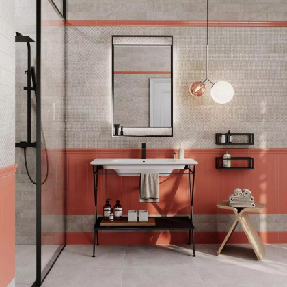 Борго серый светлый матовый 8,5x28,5x0,69 Борго серый светлый матовый 8,5x28,5x0,69