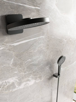 Душевой комплект Futura VSFW-2F12TMB термостатический встраиваемый, 3 режима, черный матовый