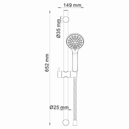 A064 Душевой комплект Wasserkraft