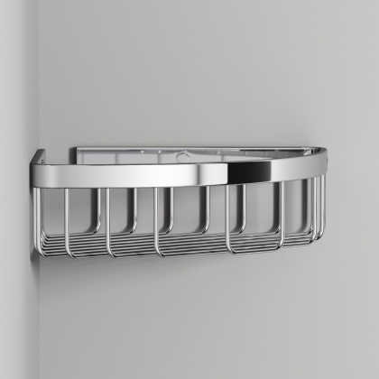 Корзина для душа  Sense L угловая, 5,9х30х23 см, хром, A7452100