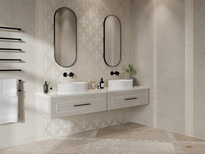 Бордюр HGD\A538\11037R Карму бежевый (30см*14,5см*9мм) (16шт/0,696м2) Эффект мозаики, шт Бордюр HGD\A538\11037R Карму бежевый (30см*14,5см*9мм) (16шт/0,696м2) Эффект мозаики, шт