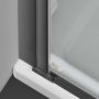 Душевая дверь Alpha VDP-3AL600CLGM, вороненая сталь, стекло прозрачное Душевая дверь Alpha VDP-3AL600CLGM, вороненая сталь, стекло прозрачное