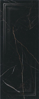 Плитка настенная 7201 Алькала черный панель 20*50*8 (12шт\1.2м2), м2