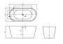 Акриловая ванна BELBAGNO BB306-1775