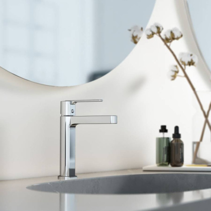 Смеситель для раковины Rondo VBF-1R1CH однорычажный, хром Смеситель для раковины Rondo VBF-1R1CH однорычажный, хром