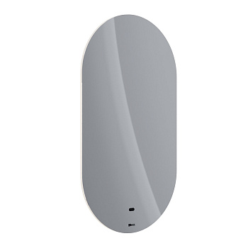 Зеркало Lemark OLSA 55х100см овальное с интерьерной подсветкой, с подогревом