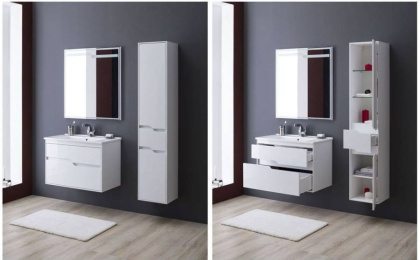 Мебель для ванной Aquanet Модена 85 белый