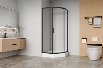 Душевой уголок Aquanet Bright, 90x90 AE90-P-90x90-BT, черный