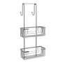 Комплект из держателей и 2-х навесных полок, 27,5х66,5х27,3 см, хром, K-71122