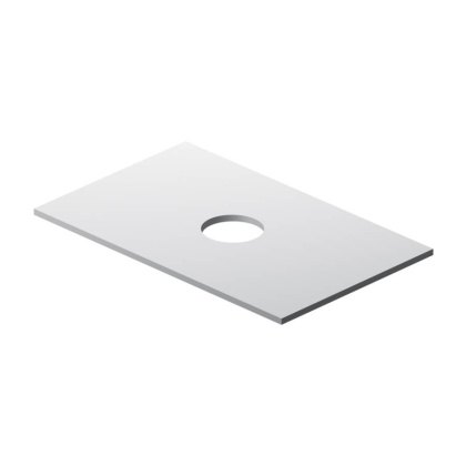 M8FST0801WG Universal Столешница под накладную раковину, для тумбы 80 см, цвет Белый глянец