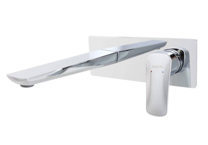 Смеситель для раковины настенный (внешняя и скрытая часть) AQUATEK AQ1013CR ВЕГА 