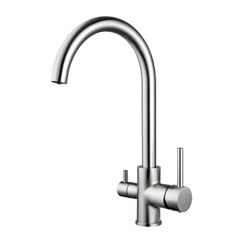 Смеситель для кухни со встроенным фильтром (краном) под питьевую воду Shevanik S128 S128L Смеситель для кухни со встроенным фильтром (краном) под питьевую воду Shevanik S128 S128L