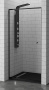 Душевая дверь в нишу RGW Passage PA-02B 120*185 профиль черный без поддона