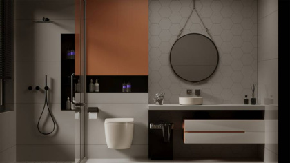 Подвесной унитаз Abber Bequem AC1101MBE бежевый матовый с микролифтом