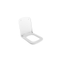 Сиденье с крышкой (soft close, slim) Taormina/Jet Flush,дюропласт, белый, A0334-001, шт