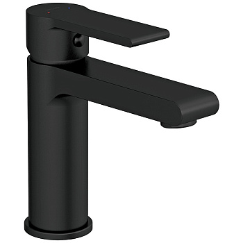 Смеситель для раковины BRASKO BLACK однорычажный черный клик клак Смеситель для раковины BRASKO BLACK однорычажный черный клик клак