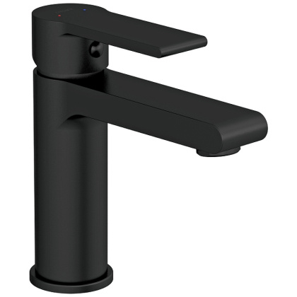 Смеситель для раковины BRASKO BLACK однорычажный черный клик клак Смеситель для раковины BRASKO BLACK однорычажный черный клик клак