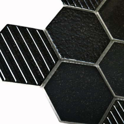 Мозаика Bonaparte Стеклянная Saba Iron 26,4х30,4 см