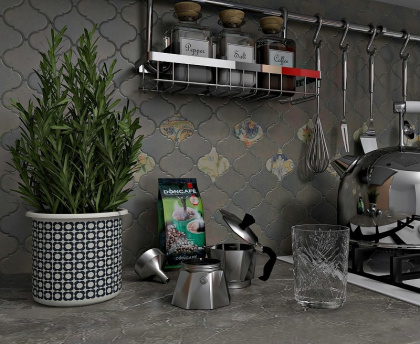 Декор OP\A163\65000 Арабески котто орнамент 6.5*6.5*7 (уп\26шт), шт