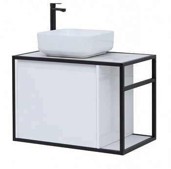 Тумба под раковину Aquanet Nova Lite Loft 75 L белый Тумба под раковину Aquanet Nova Lite Loft 75 L белый
