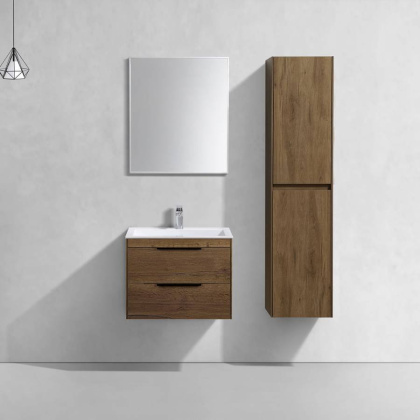 База под раковину Chiara 2D 600 подвесная, 2 выкатных ящика soft-close, T.Oak База под раковину Chiara 2D 600 подвесная, 2 выкатных ящика soft-close, T.Oak