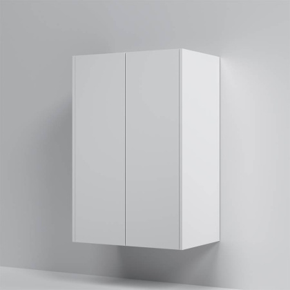 Шкаф с полками 60 см, высота 90 см, белый матовый, универсальный M8FCH06029WM