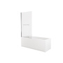 3.31023.00 PRIORITY, Шторка на борт 800мм (H=1500мм) стекло Optiwhite, Easyclean, хром (274701), шт 3.31023.00 PRIORITY, Шторка на борт 800мм (H=1500мм) стекло Optiwhite, Easyclean, хром (274701), шт
