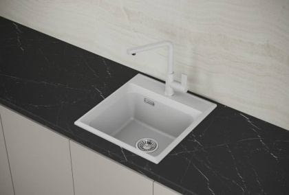 Мойка кухонная Point Мисти 46 белый