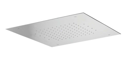 CZR-SDU1-50-01 Верхний душ встраиваемый с функцией дождя с хромотерапией 9 цветов и пультом управления, 500x500 мм Исполнение: Хром 