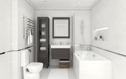 Плитка настенная 60004 Atria ванильный мозаика 20*60 (7шт/0,84м2), м2
