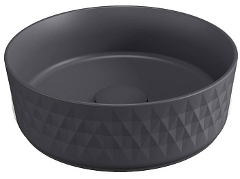 Раковина накладная Allen Braun Fantasy Romb 36 4.11033.AN антрацит