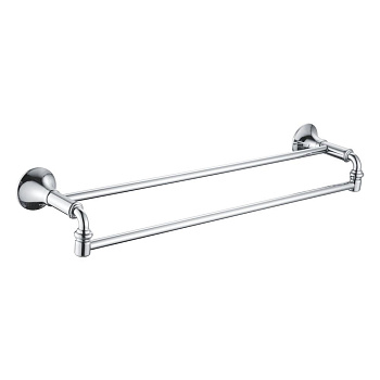 Полотенцедержатель двойной трубчатый, RG1227 Rose, Хром