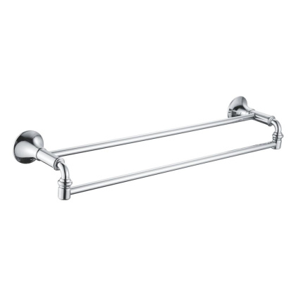 Полотенцедержатель двойной трубчатый, RG1227 Rose, Хром