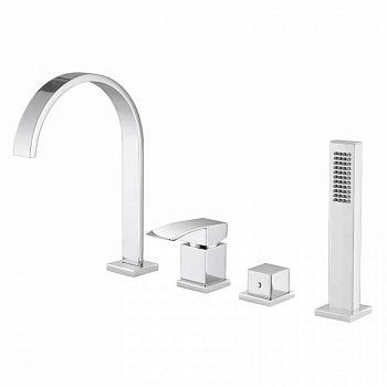 Смеситель ABBER Wasserfall AF8613 на борт ванны, хром Смеситель ABBER Wasserfall AF8613 на борт ванны, хром