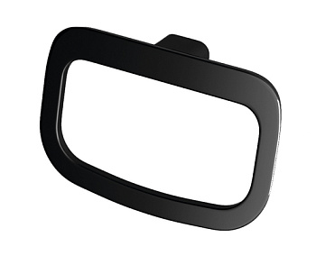 Держатель полотенец Glan, 24х14,4х7,4 см, черный, K-5160