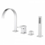 Смеситель ABBER Wasserfall AF8613 на борт ванны, хром Смеситель ABBER Wasserfall AF8613 на борт ванны, хром