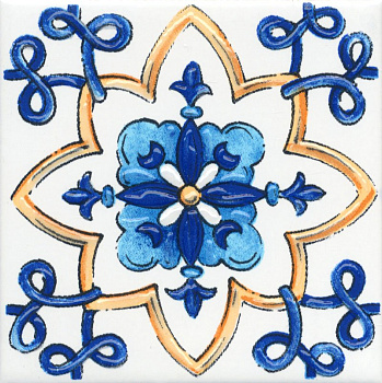 Декор STG\А452\5232 Капри Майолика 20*20 (1уп/30шт), шт Декор STG\А452\5232 Капри Майолика 20*20 (1уп/30шт), шт