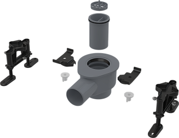 Сифон DN50 и комплект регулируемых ног