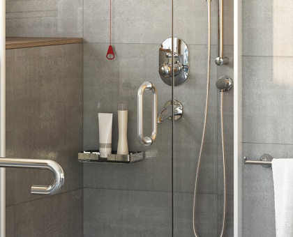 Поручень для ванны, Vitra A44375, хром