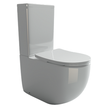 Напольная пристенная чаша унитаза METROPOL Rimless