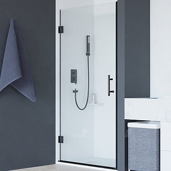 Душевая дверь RGW Hotel HO-011B 70 350601107-14 профиль Черный стекло прозрачное