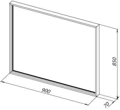 Зеркало Allen Brau Liberty 90 1.330015.60 медь браш